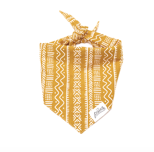 The Paws "Bogolan" Bandana