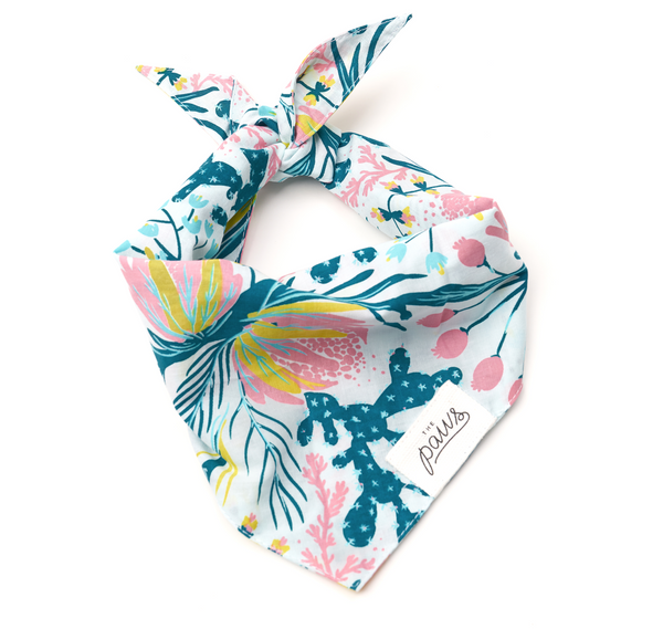 The Paws "Underwater Jungle" Bandana