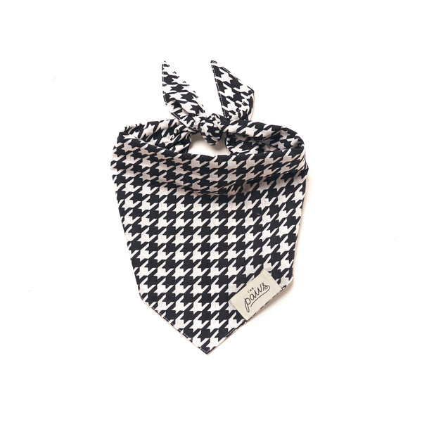The Paws "Classic Houndstooth" Bandana