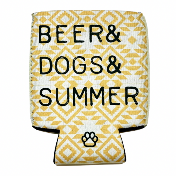 Beers & Dogs & Summer Koozie