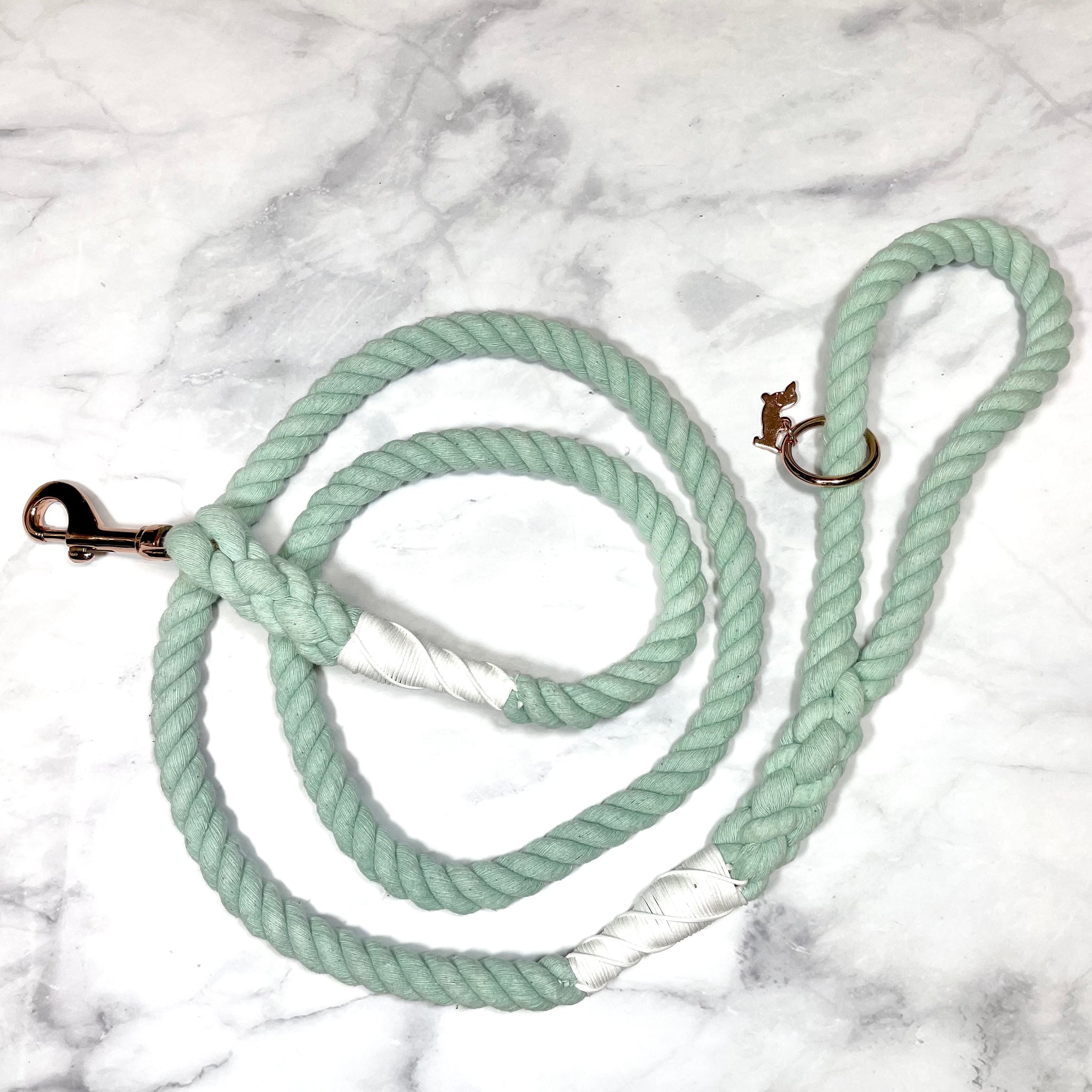 Sassy Woof "Mint to Be" Rope Leash